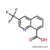 Molecular Structure of 588702-66-3 (3-(Trifluoromethyl)quinoline-8-carboxylic acid)